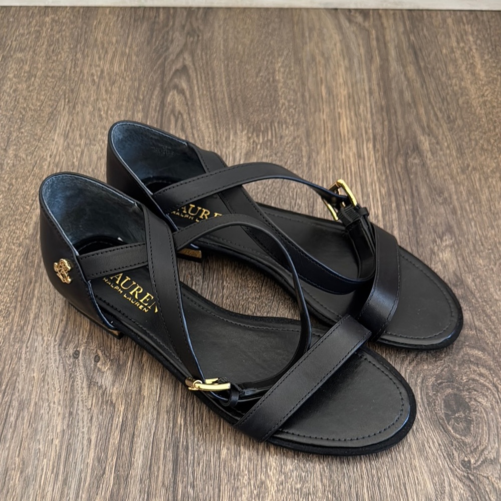 Ralph Lauren Black Sandals